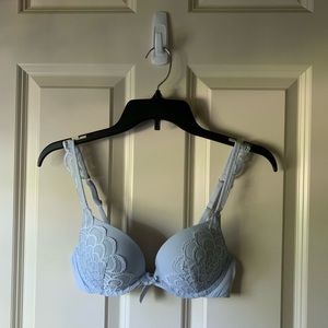 Aerie Periwinkle Bra W/ Lace Detail
